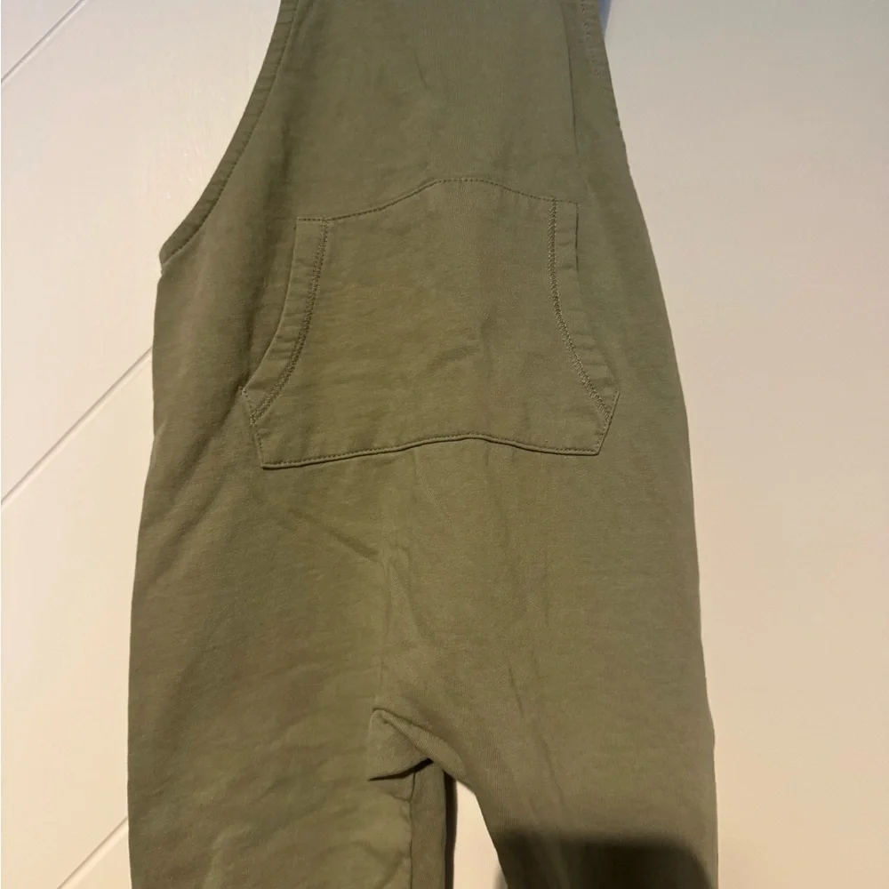 H&M Organic Cotton Overalls Sage Green Toddler 3T Unisex
